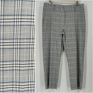 DKNY Plaid Trousers